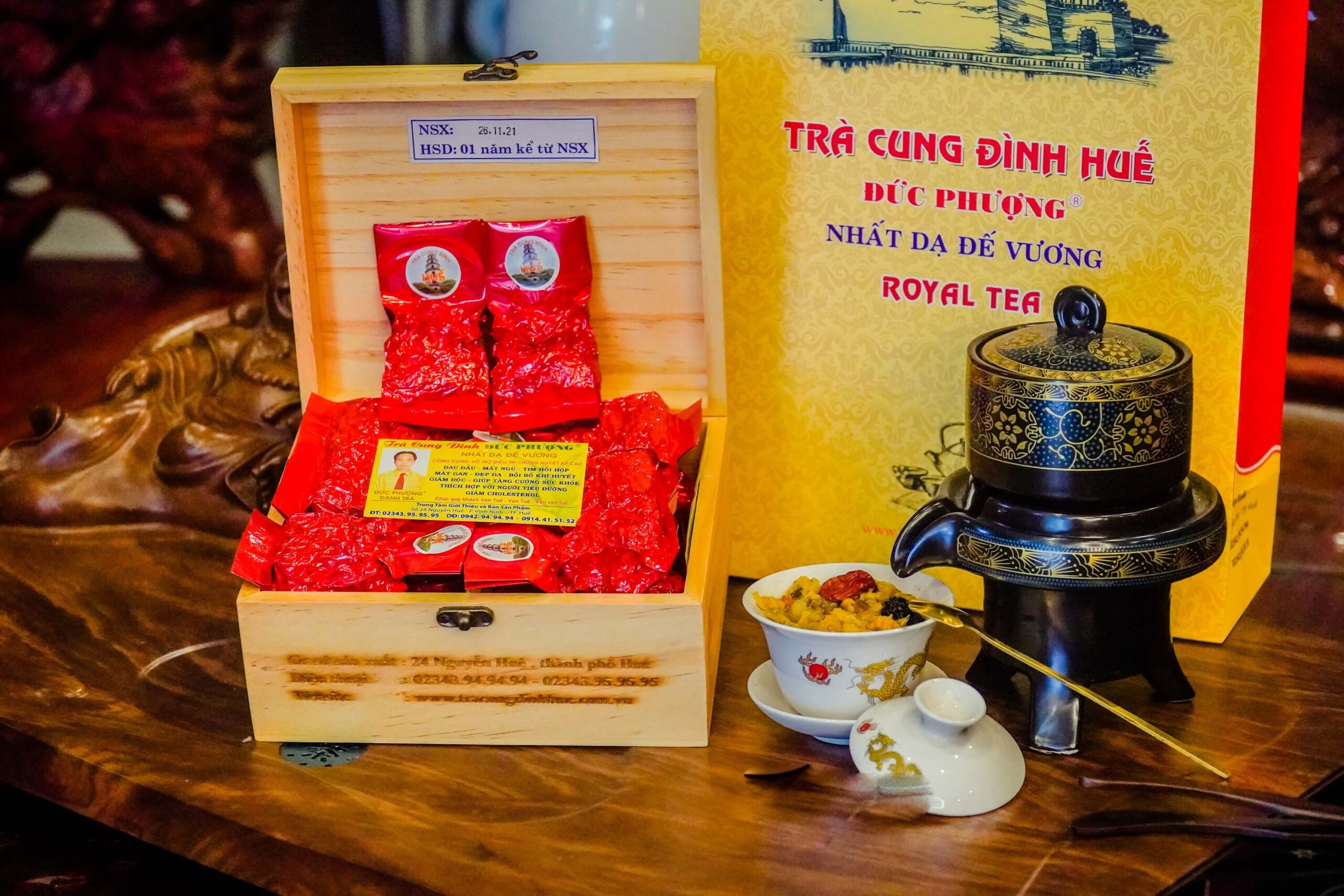 Đưa Hương Vị Trà Cung Đình Huế Đến Mỹ: Gói Trọn Tình Quê Cố Đô