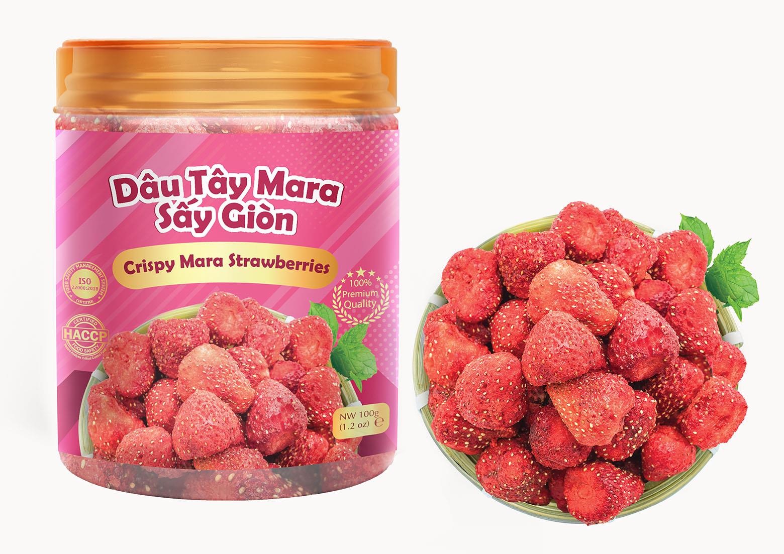 Vận Chuyển Dâu Tây Sấy Giòn Thái Nguyên Đi Mỹ An Toàn
