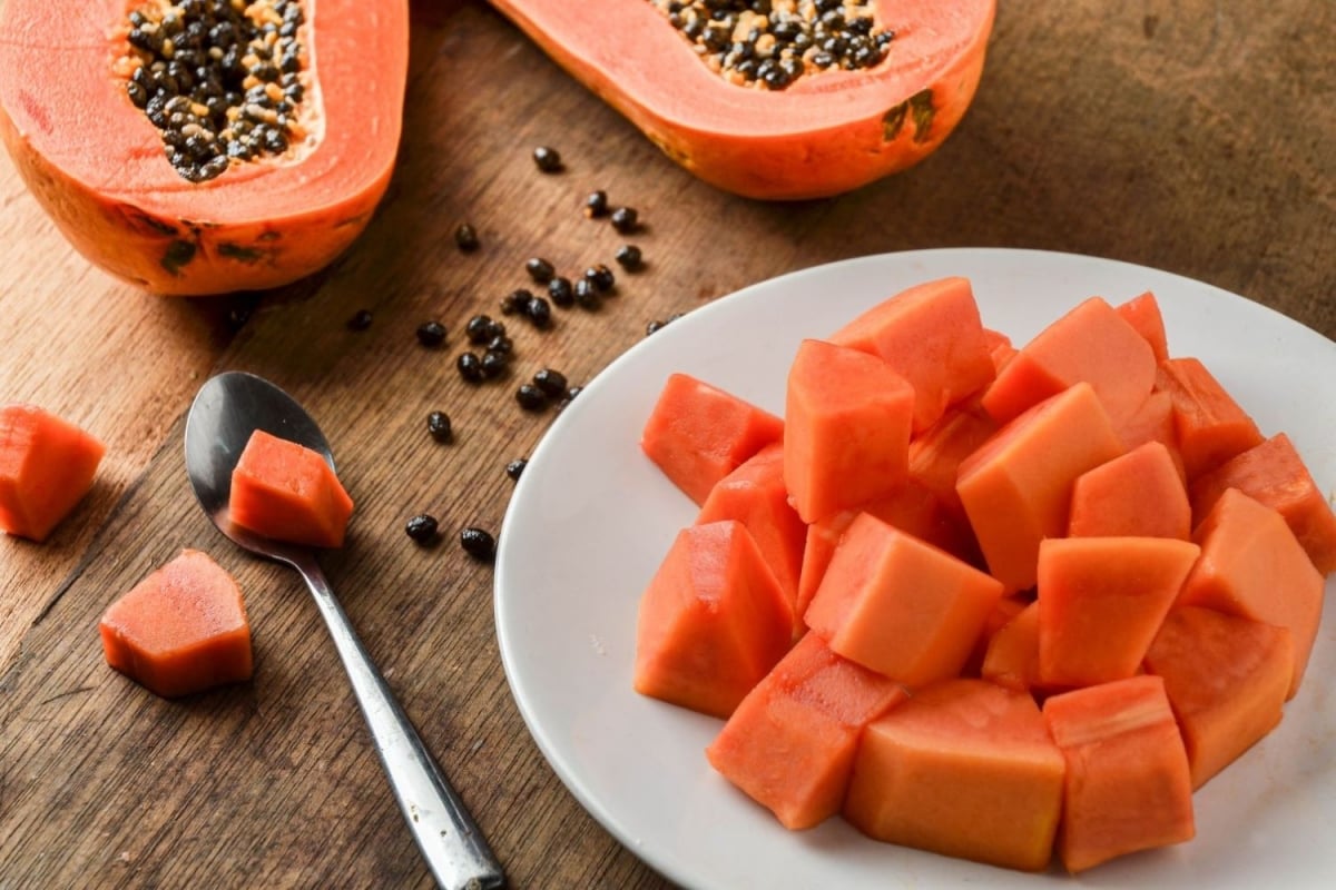 Gửi Đu Đủ Sấy Dẻo Thái Nguyên Đi Mỹ Bao Thuế 